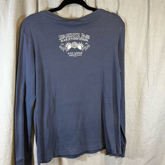 XL Harley Long Sleeve V Neck Tee - Picture 2 of 5